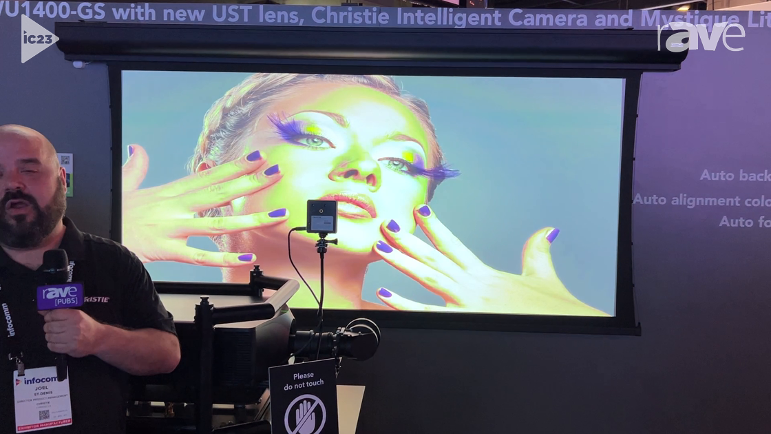 InfoComm 2023: Christie Demos Christie Intelligent Camera with Color Correction Using DWU1400-GS