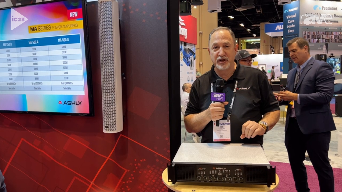 InfoComm 2023: Ashly Audio Details MA Series Power Amplifiers in Four- and Eight-Channel Varieties