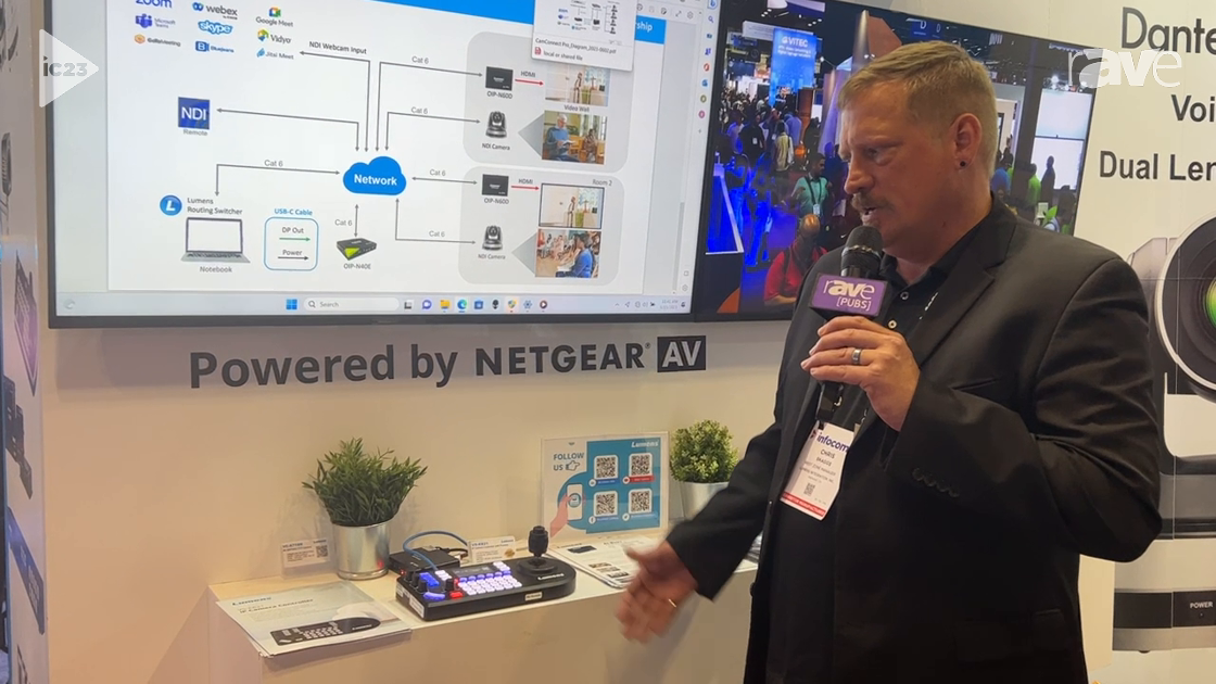 InfoComm 2023: Lumens Integration Intros VS-KB21 IP Camera Controller with Preview Monitor