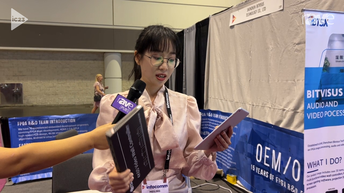 InfoComm 2023: Shenzhen Bitvisus Technology Co., LTD Shows V406/409R 4K60Hz Video Wall Controller