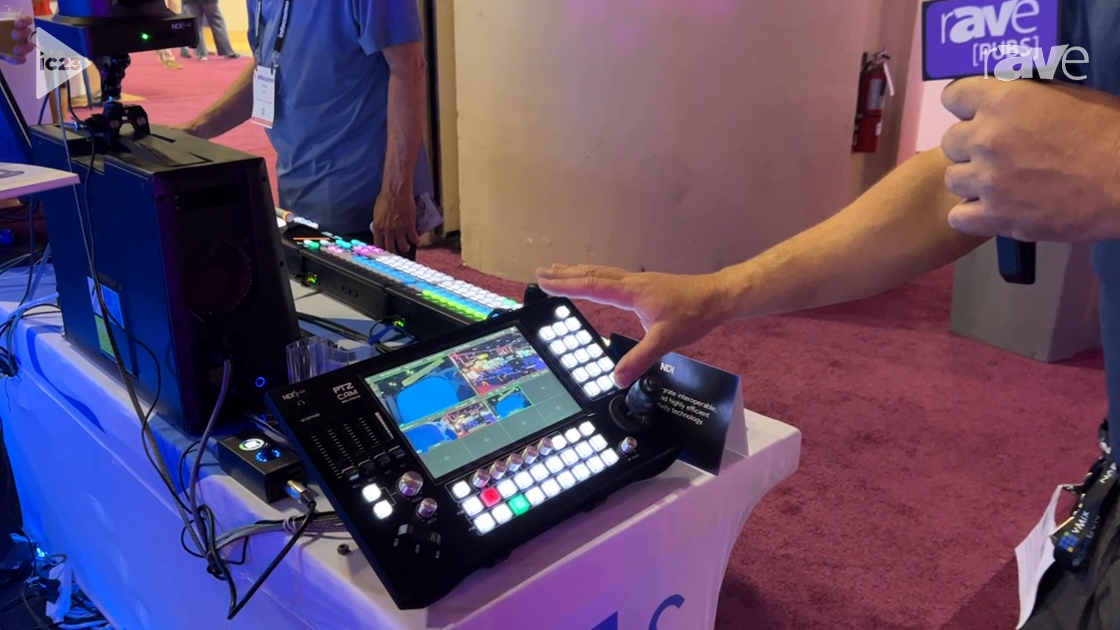 InfoComm 2023: US Broadcast Distribution Shows PTZCam Switch N8 NDI Switcher and PTZ Controller