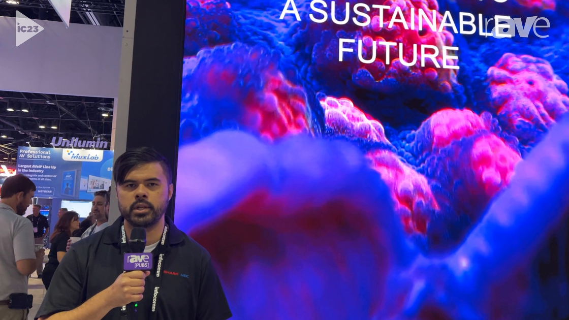 InfoComm 2023: Sharp/NEC Details LED-FE009i2 0.9-mm dvLED Screen