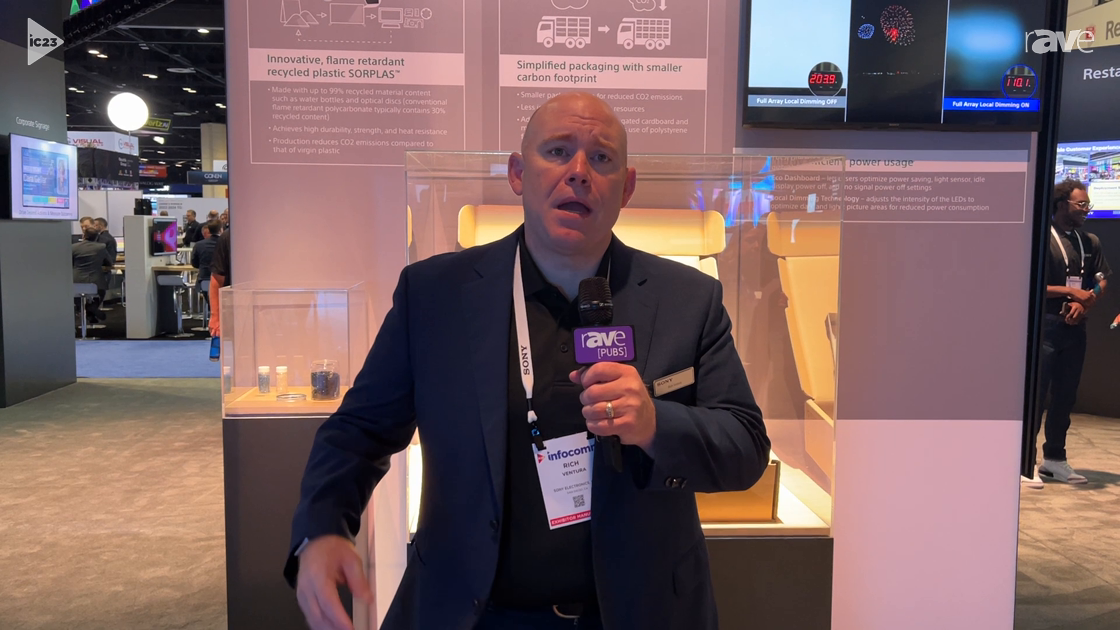 InfoComm 2023: Sony’s Rich Ventura Talks Road to Zero Global Environment Plan, Sustainability Goals