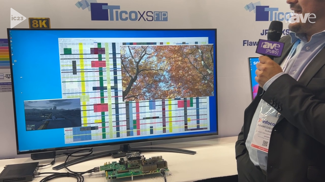 InfoComm 2023: Intopix Demos TicoXS FIP Implementation for 8K-Over-IP, Allows 8K@60 Over 2.5G Networ