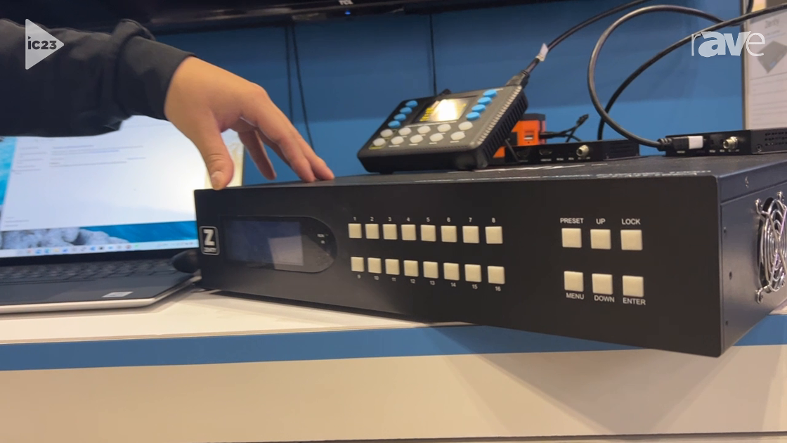 InfoComm 2023: J-Tech Digital Shows ZT-MT16EA HDBaseT 16×16 Matrix Extender for Offices