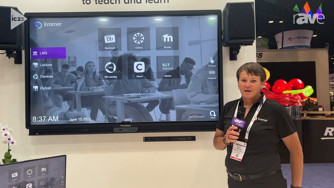 InfoComm 2023: Kramer Showcases quicklaunch Meeting Room Solution for Education
