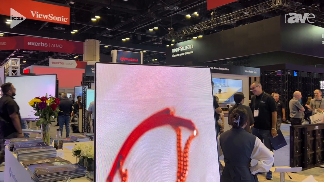 InfoComm 2023: LianTronics Features LT-Max dvLED Poster, Can Be Expanded