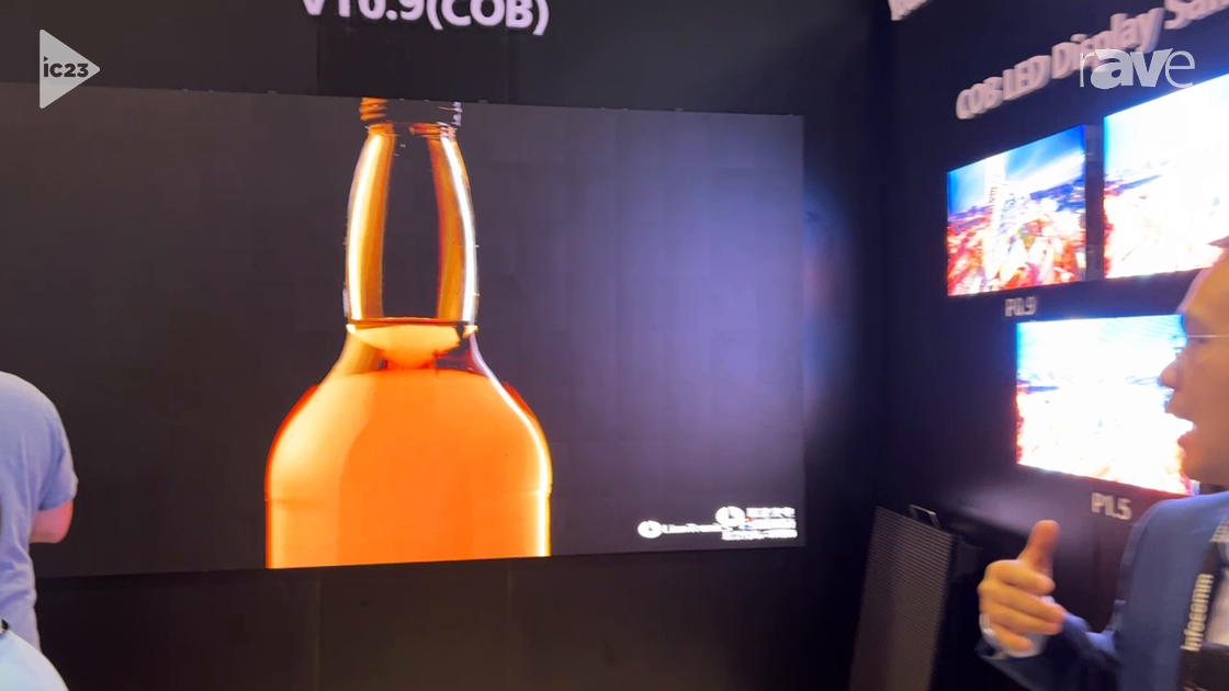 InfoComm 2023: LianTronics Shows VT Series COB dvLED Displays in 0.9- to 1.2-mm, 0.7 in Development