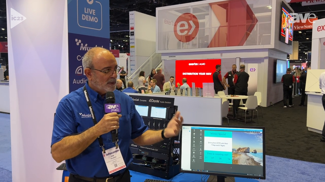 InfoComm 2023: MuxLab Explains Digisign Digital Signage Software for Content Design and Management