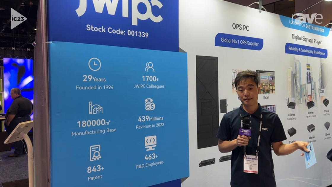 InfoComm 2023: JWIPC Gives Company Overview, Intros S104 OPS PC Module