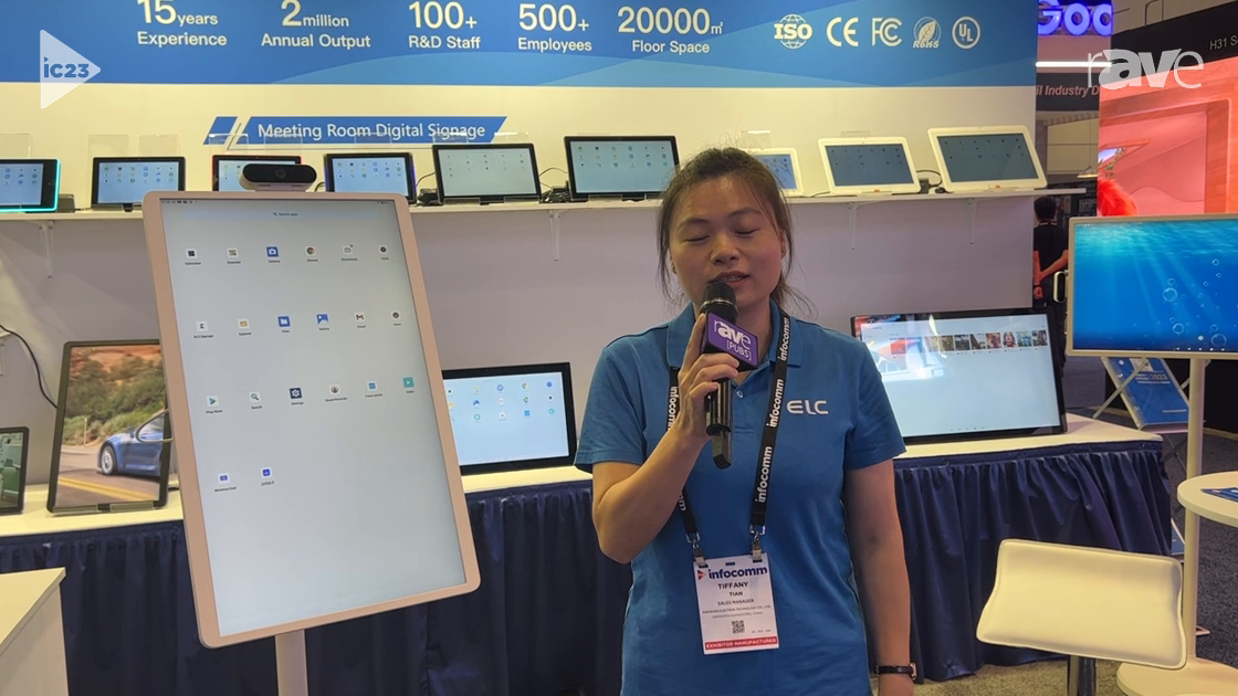 InfoComm 2023: Shenzhen Electron Technology Co. Presents In-Cell Rotatable Smart LCD Display