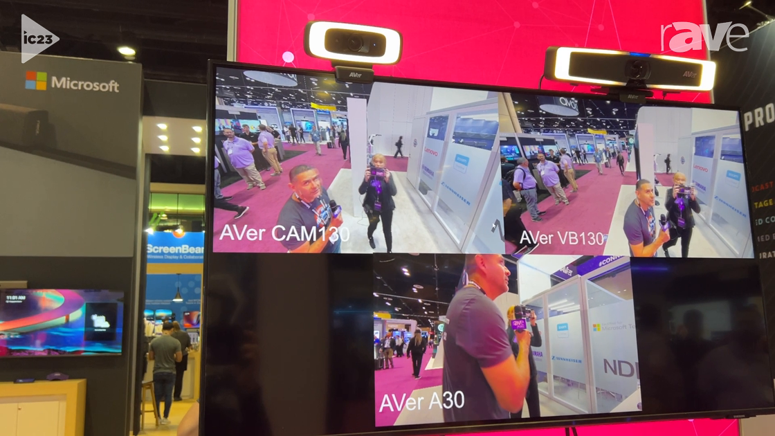 InfoComm 2023: AVer Shares CAM130, VB130, A30 for Small Huddle and Home Office Scenarios