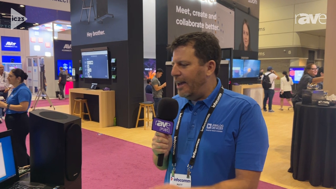 InfoComm 2023: Analog Devices Shows ADSP-SC592 with Dolby Atmos Decode and Dante Audio Distribution