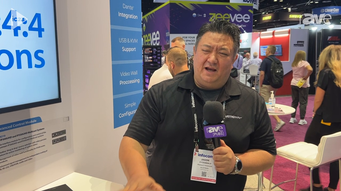 InfoComm 2023: Blustream Exhibits IP300 Transmitter and Receiver for 4K@60Hz 4:4:4 Video-Over-IP