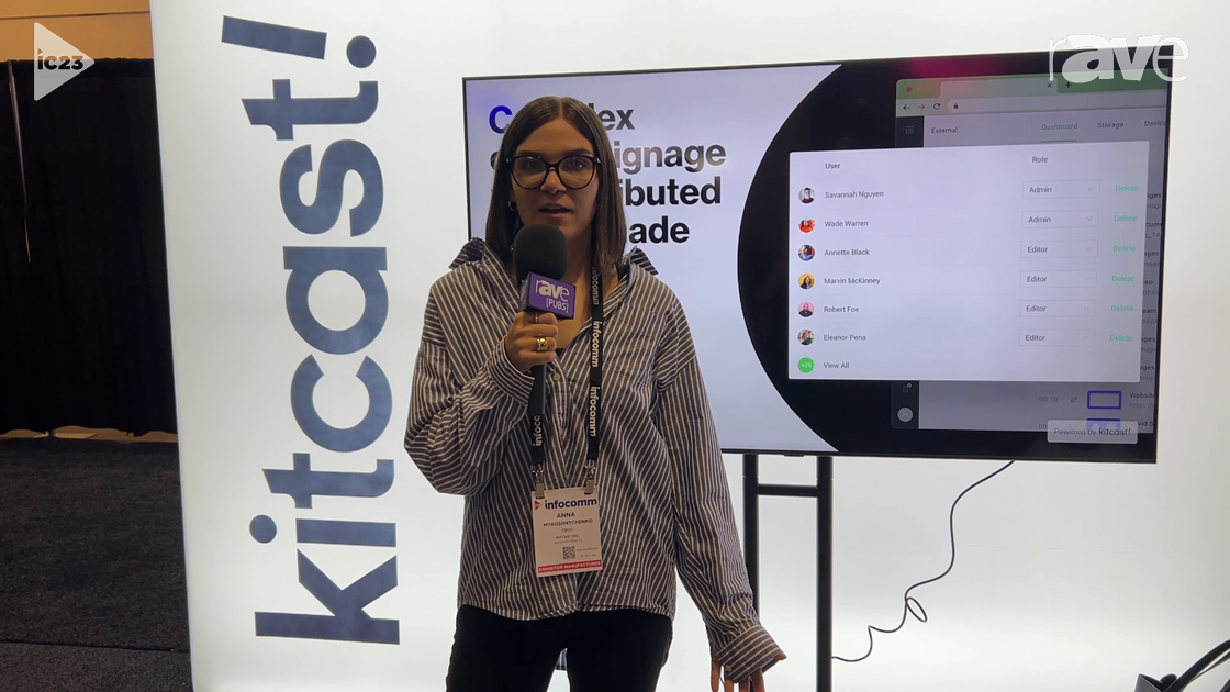 InfoComm 2023: Kitcast Offers Digital Signage Software for Apple TVs