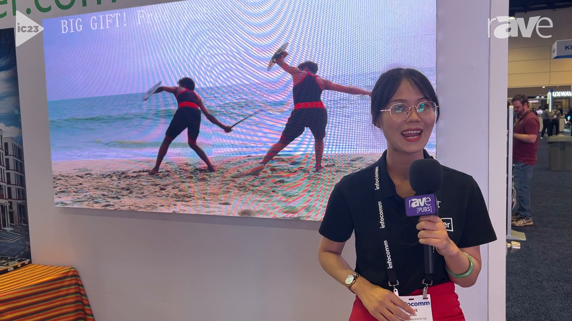 InfoComm 2023: Shenzhen Leder Electronics Co. Exhibits LP1 Indoor Series 1.5-mm dvLED Display