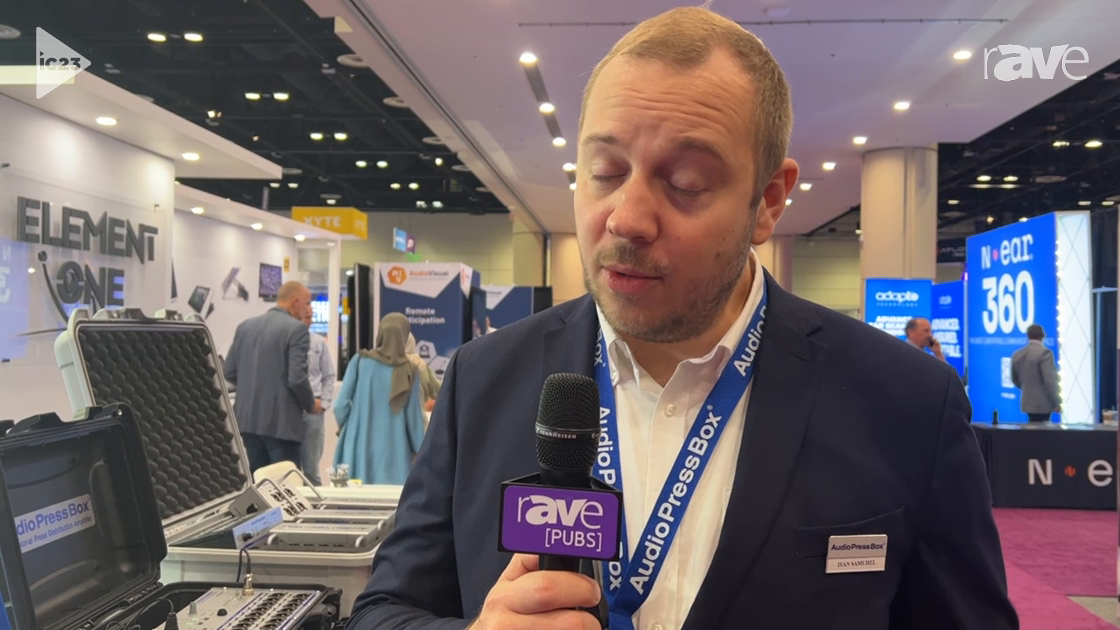 InfoComm 2023: AudioPressBox Presents APB-216 C-D Professional Portable Dante Enabled Pressbox