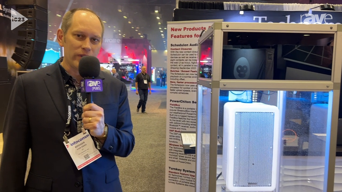 InfoComm 2023: Technomad Shows Schedulon Message Repeater/Recorder for Automated Audio Playback