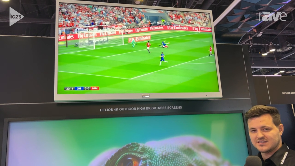 InfoComm 2023: Visionair-e Shows Helios IP65 Outdoor High Brightness Screen for Retail, Hospitality