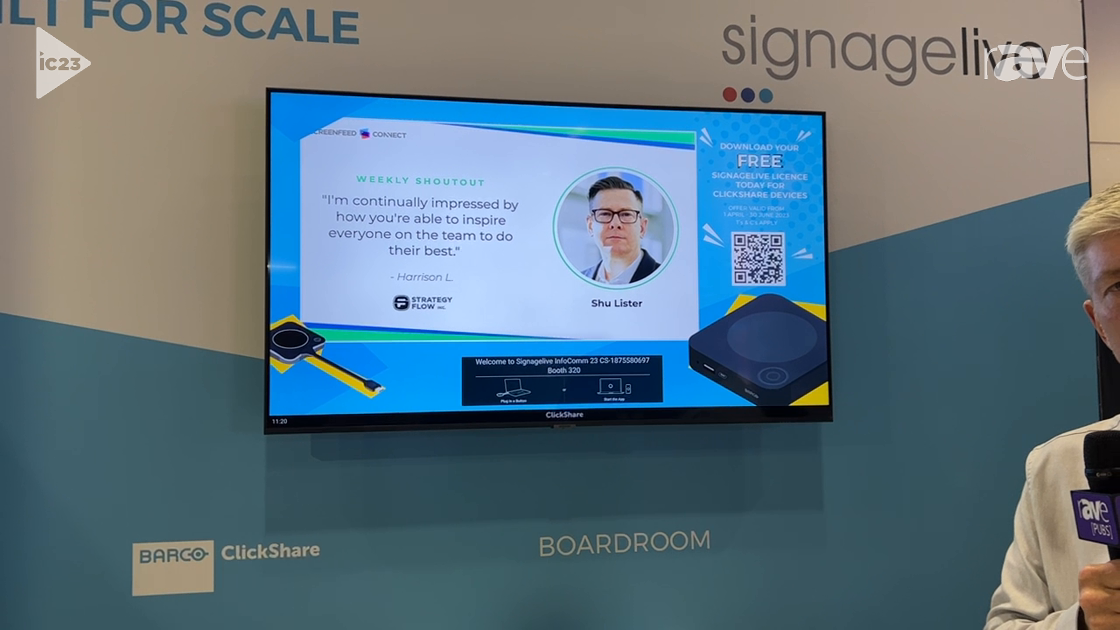 2023 Signagelive Explains Barco ClickShare Integration for