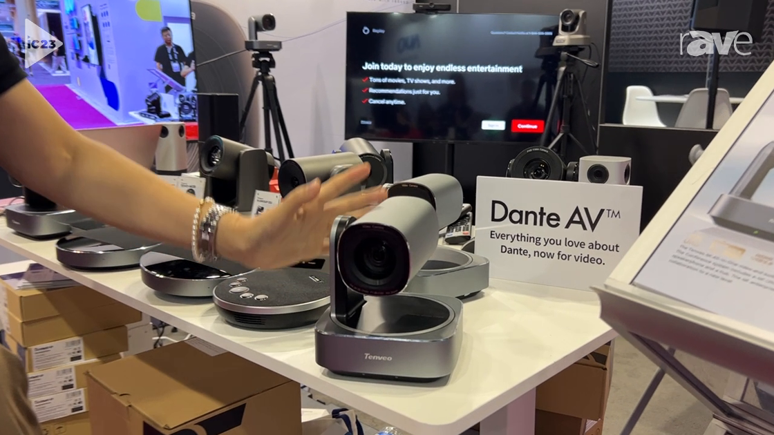 InfoComm 2023: Tenveo Debuts VLOOP 4K PTZ Conference Camera