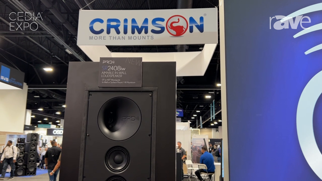 CEDIA Expo 2023: Professional Audio Technology Features the SR2408iw In-Wall Loudspeaker