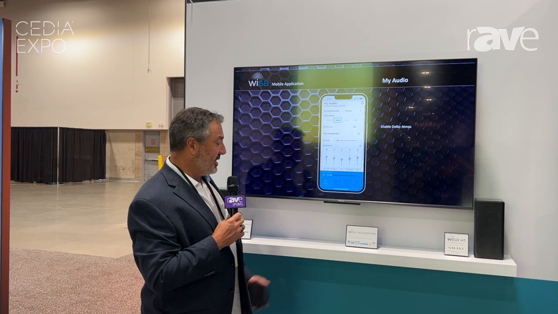 CEDIA Expo 2023: WiSA Technologies Shows Off WiSA SoundSend Wireless Audio Transmitter
