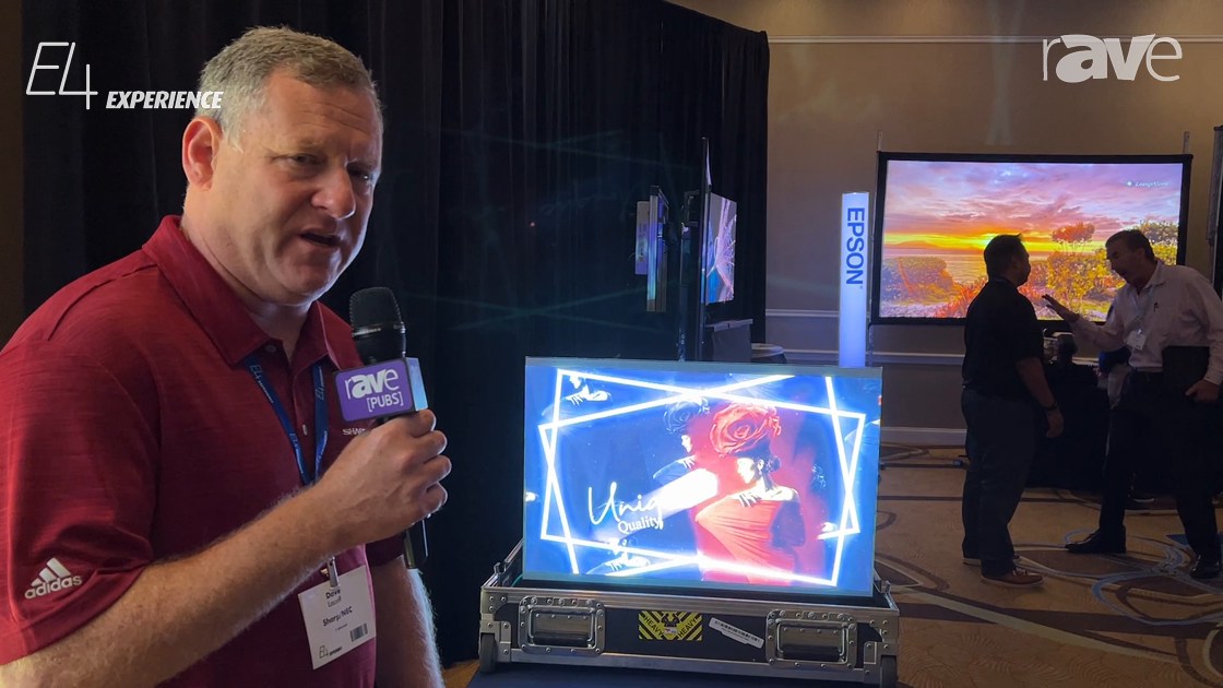 E4 Experience: Sharp NEC Shows ActiveScene Transforming Glass into On-Demand Digital Signage