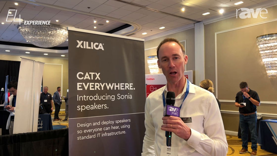 E4 Experience: Xilica Showcases Sonia CatX Amp and Speaker with Built-In Network Switch