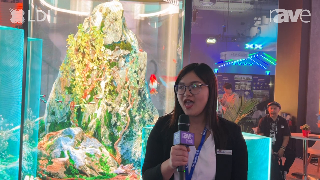 LDI 2023: Unilumin Group 1.9-mm Pixel Pitch UpadIV-S Flexible dvLED Display