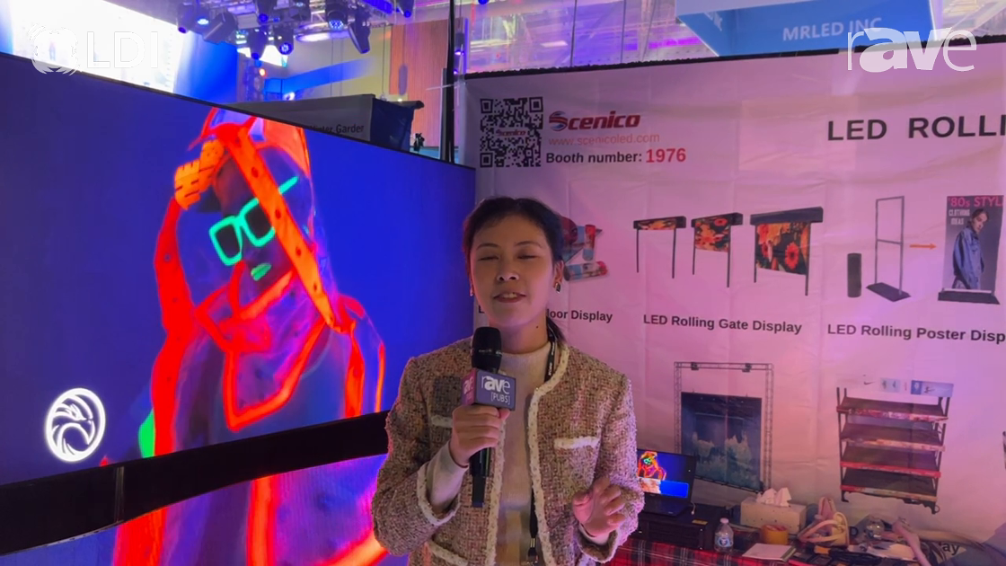 LDI 2023: Scenico Shows Off Roll-Up Flexible dvLED Display