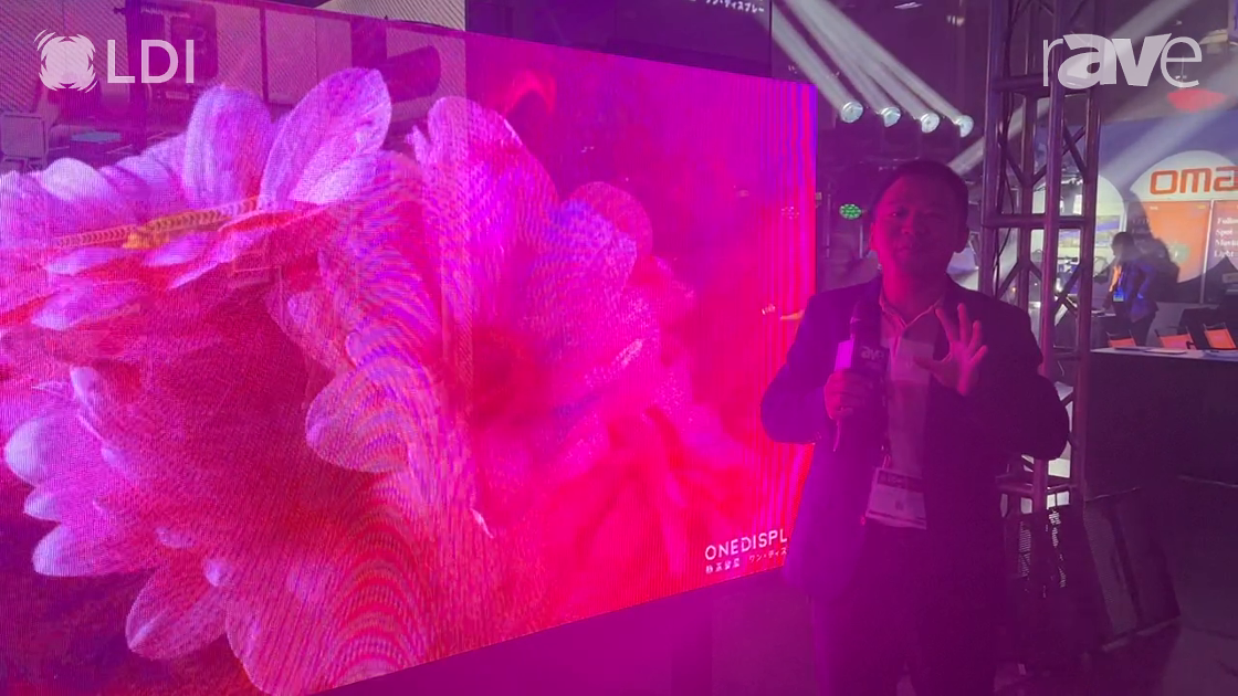 LDI 2023: ONE DISPLAY Shows Transparent dvLED Screen TR3.47