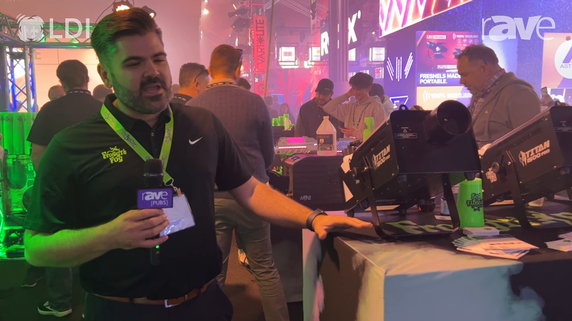 LDI 2023: Froggys Fog Features Titan 1800 PRO Fog Machine, Priced Under $600