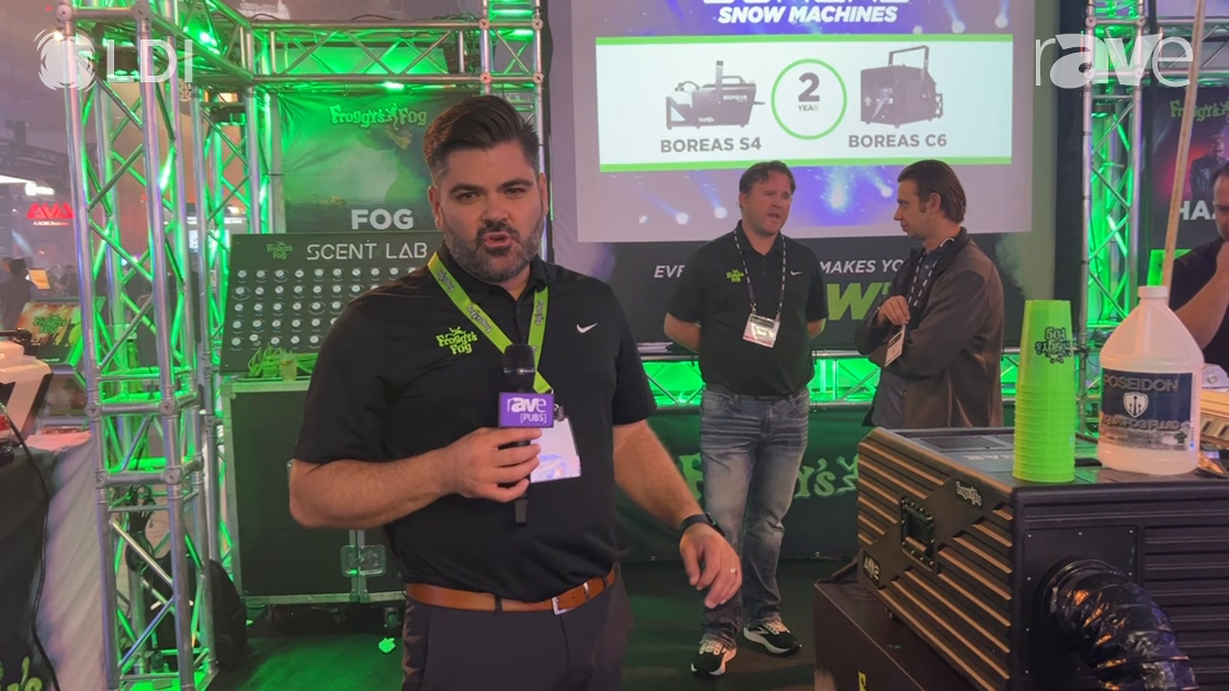 LDI 2023: Froggys Fog Showcases Poseidon A2 Ultrasonic Low Fog Machine