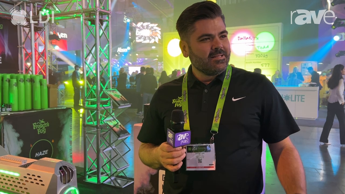 LDI 2023 Froggys Fog Demonstrates Thanos Fog Gun rAVe [PUBS]