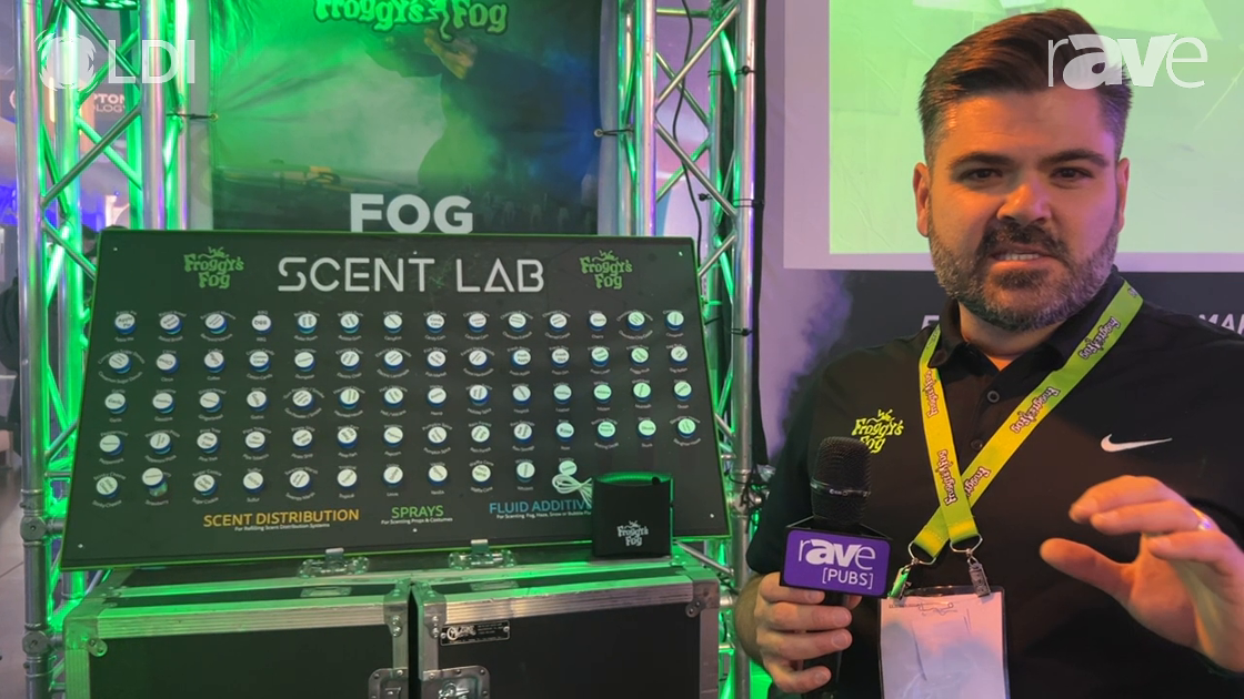LDI 2023: Froggys Fog Showcases Scent Lab for Scent Distribution and SD500 Scent Diffuser