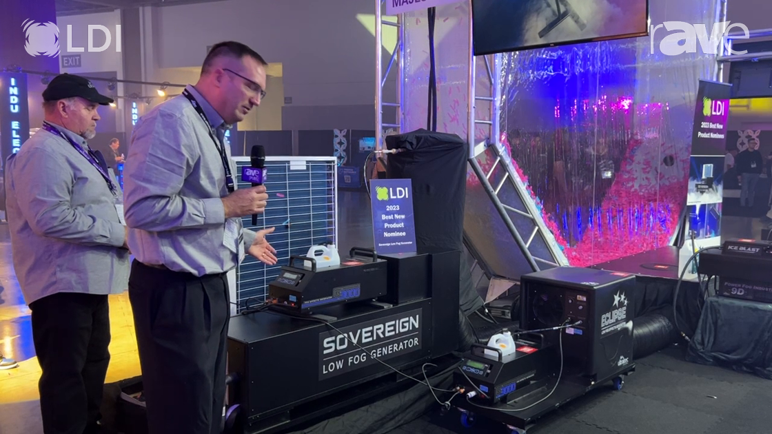LDI 2023: Ultratec Special Effects Shows Sovereign Low Fog Generator That Doesn’t Use Consumable Gas