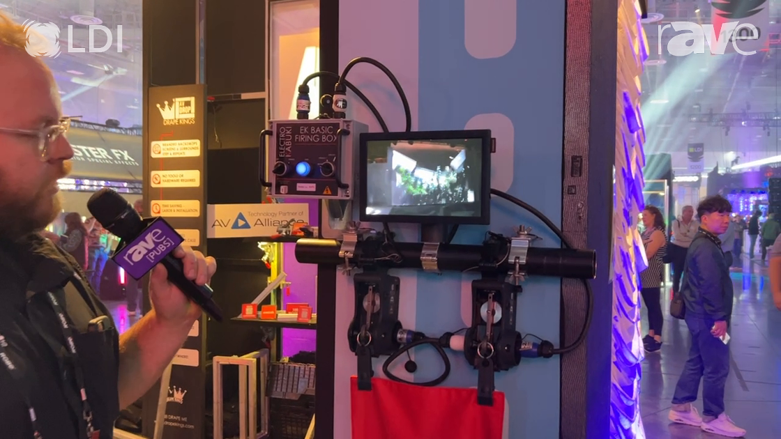LDI 2023: Drape Kings Shows Electro Kabuki Smart Curtain Drop System With Electromagnetic Trigger