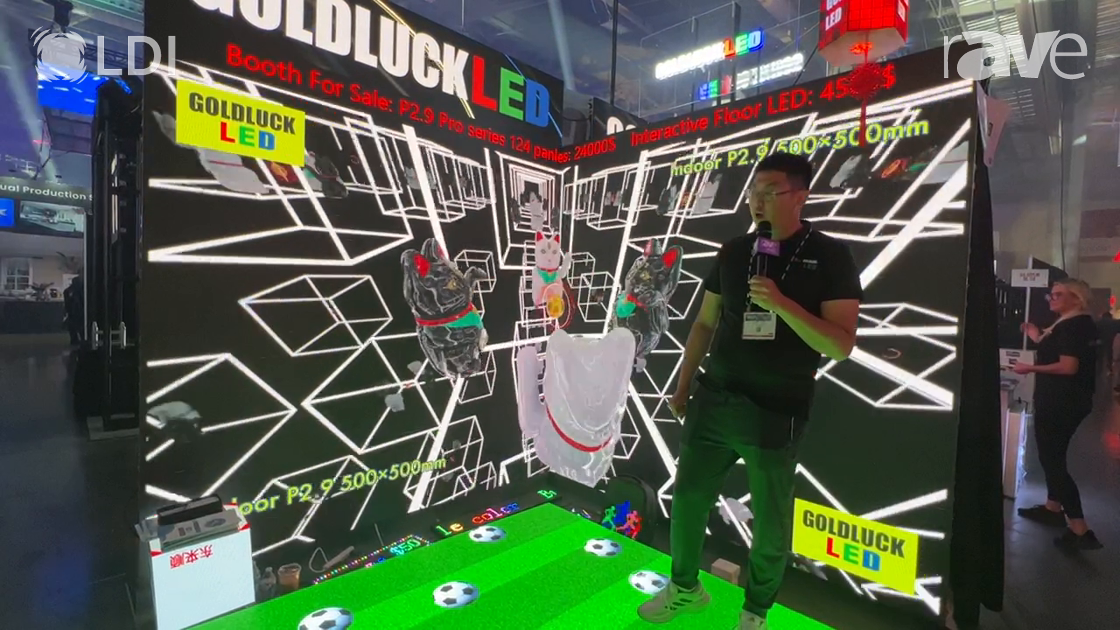 LDI 2023: GoldLuckLED Shows Indoor P2.97 Rental dvLED, P3.91 Outdoor Rental LED, LED Cube and More