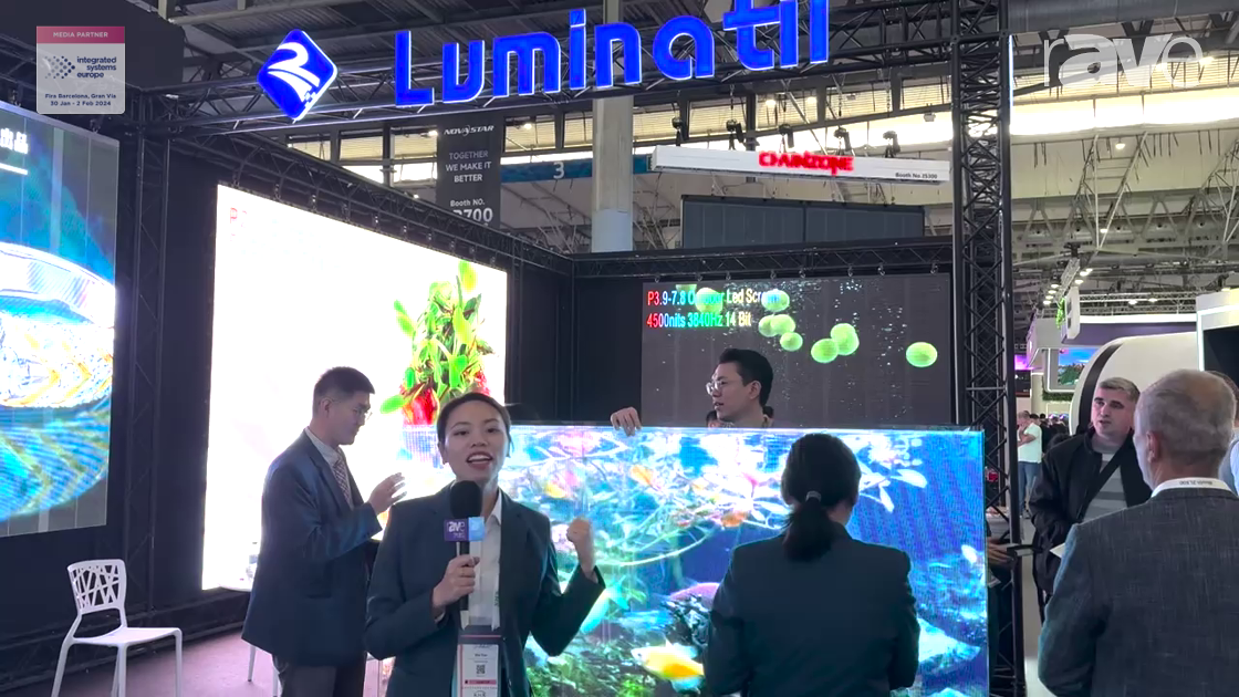 ISE 2024: Luminatii Shows Off Holographic LED Film Screen