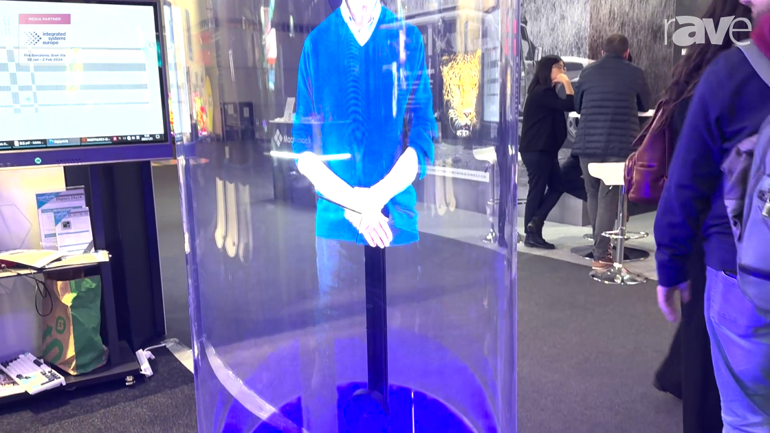 ISE 2024 Coeux Digisyn Showcases 3D Holographic Displays and AES67