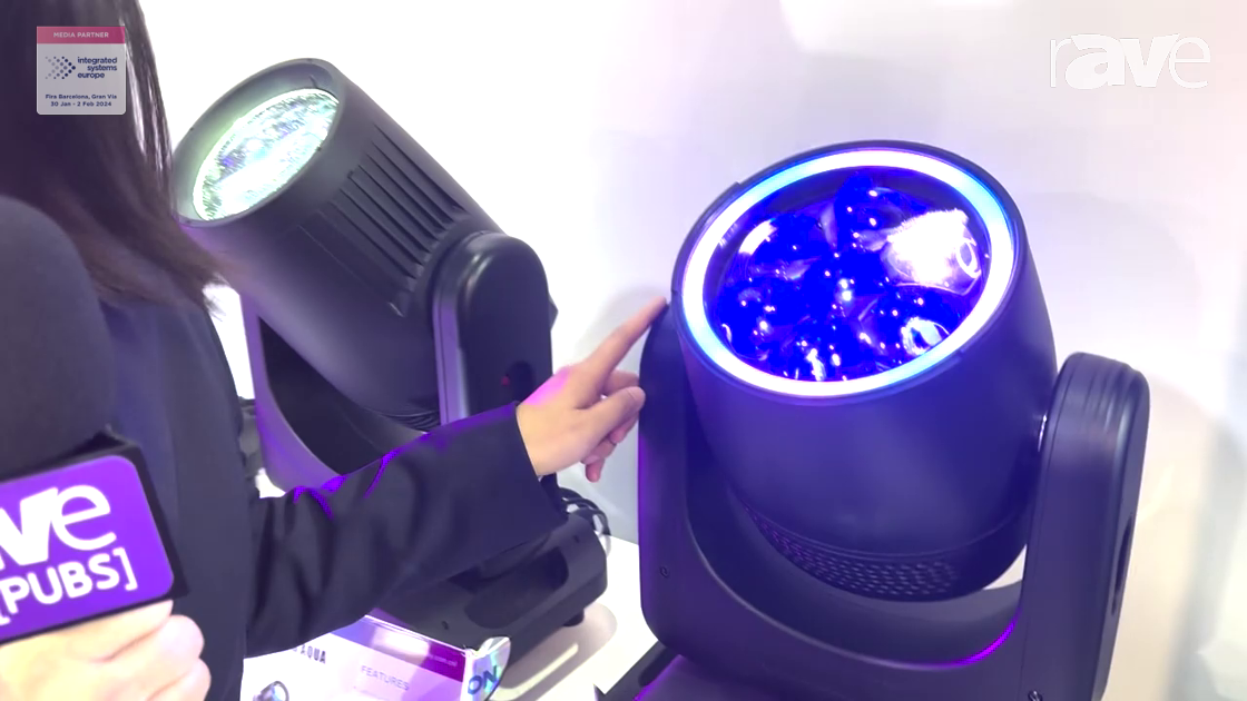 ISE 2024: LIGHTSKY Introduces AquaPearl Mini Waterproof LED Moving Head Beam Wash Light