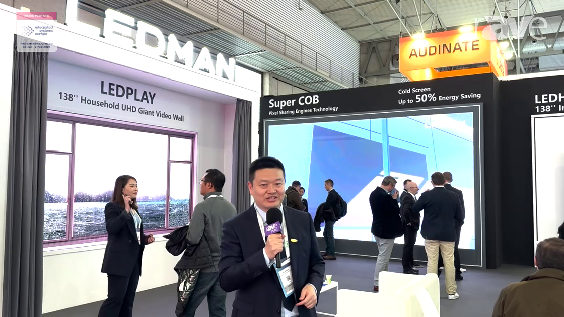 ISE 2024: Ledman Introduces Its Super COB Energy-efficient LED Video Wall