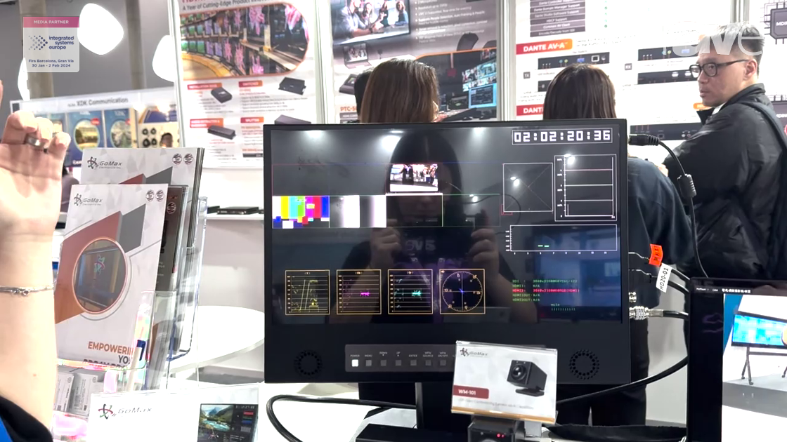 ISE 2024: GoMax Electronics Features MT-35ME ScopeView Production Monitor