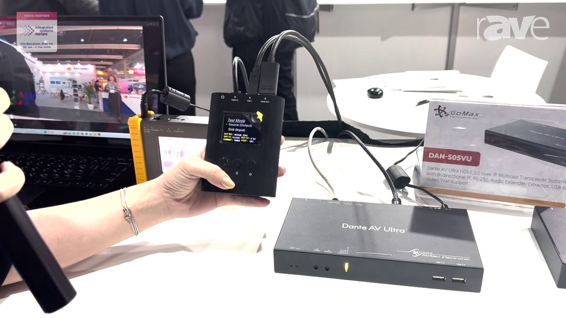 ISE 2024: GoMax Electronics Highlights MS5005BQ HDMI 2.1 Generator and Analyzer