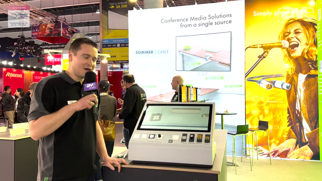 ISE 2024: Sommer Cable Introduces DVM Keypad, a Programmable Media Controller