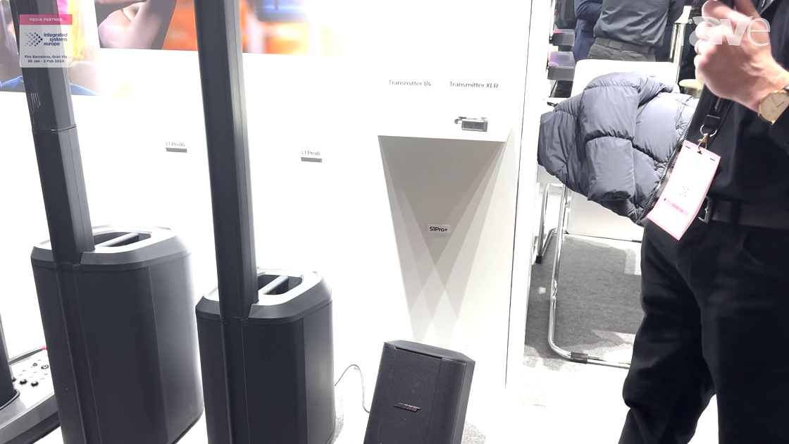 ISE 2024: Bose Professional Features S1 Pro+ Portable Bluetooth Speaker System with OLED Display