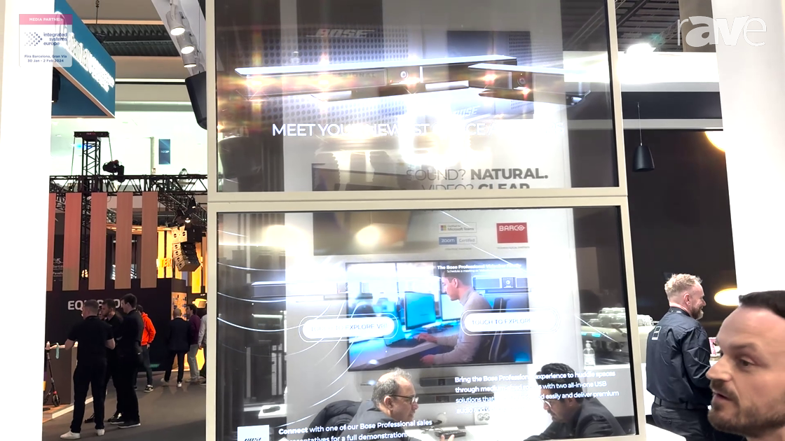 ISE 2024: Bose Professional Showcases VB1, VB-S Videobar USB Conferencing Devices