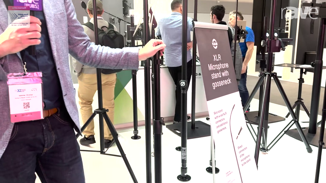 ISE 2024: König & Meyer Introduces Range of Speaker and Lighting Stands with Flat Base
