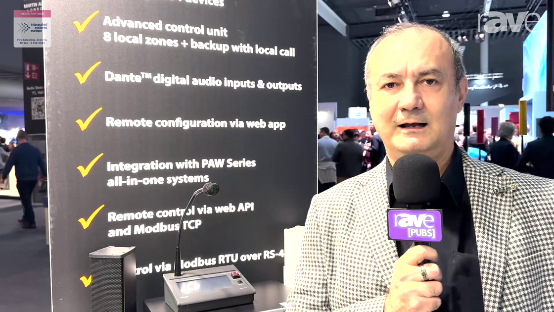 ISE 2024: Paso Describes SystemOne Controller for Voice Alarm and Public Address Applications